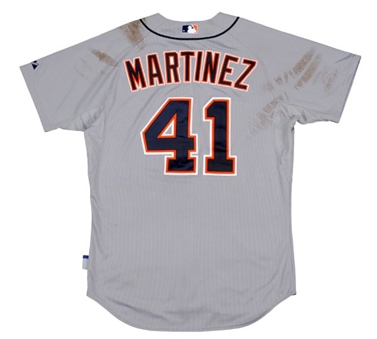 2014 Victor Martinez Game Used Detroit Tigers Road Jersey (MLB Authenticated)